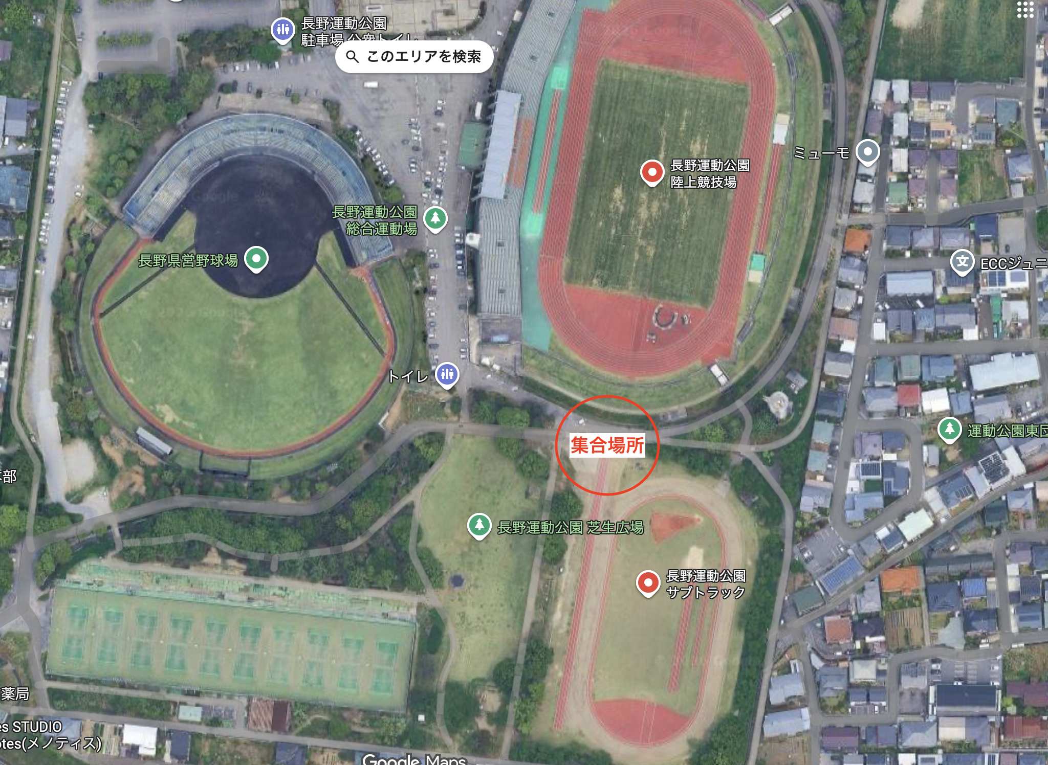 長野運動公園サブトラック